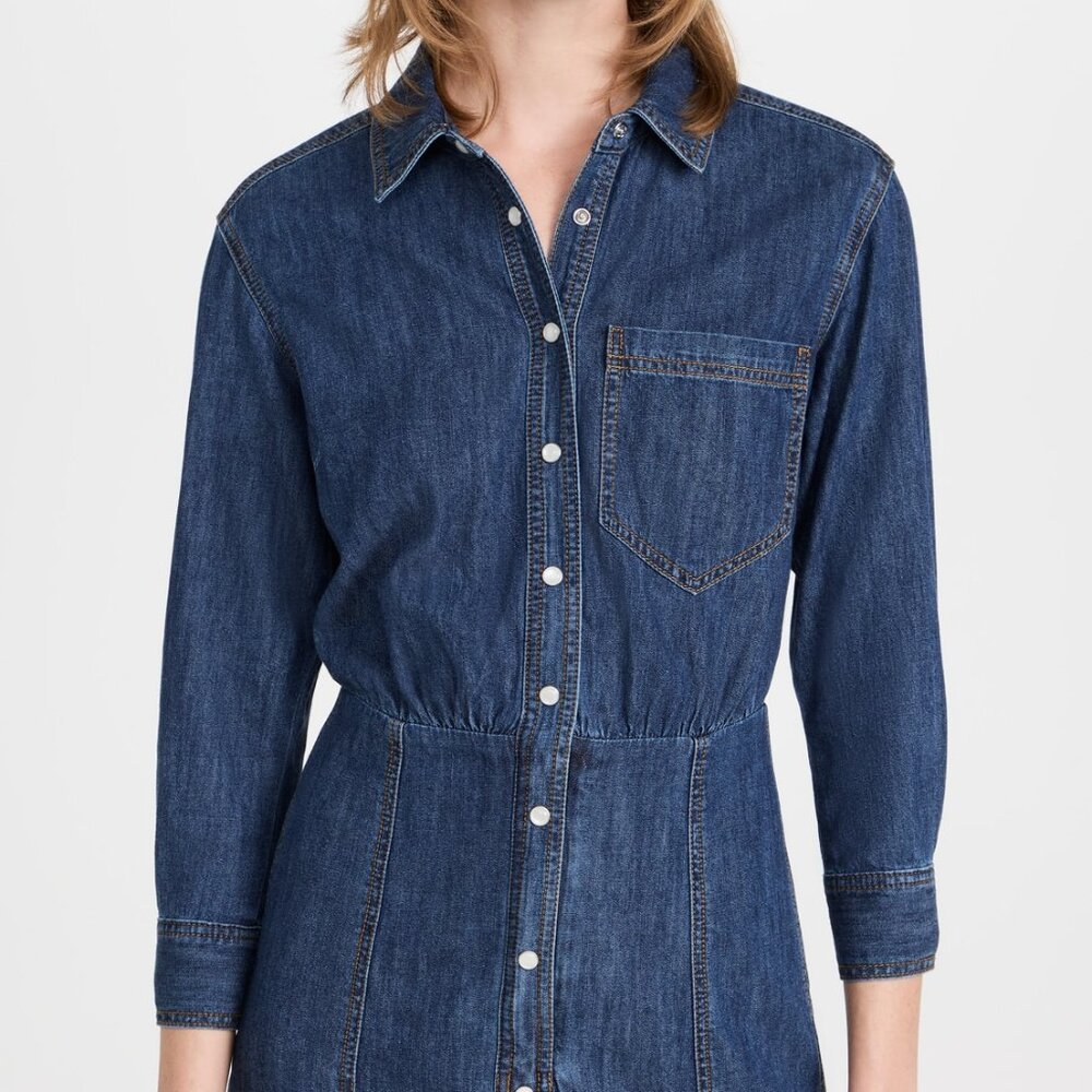 Veronica Beard Women's Denim Keston Mini Dress US Size 14 - New with Tags